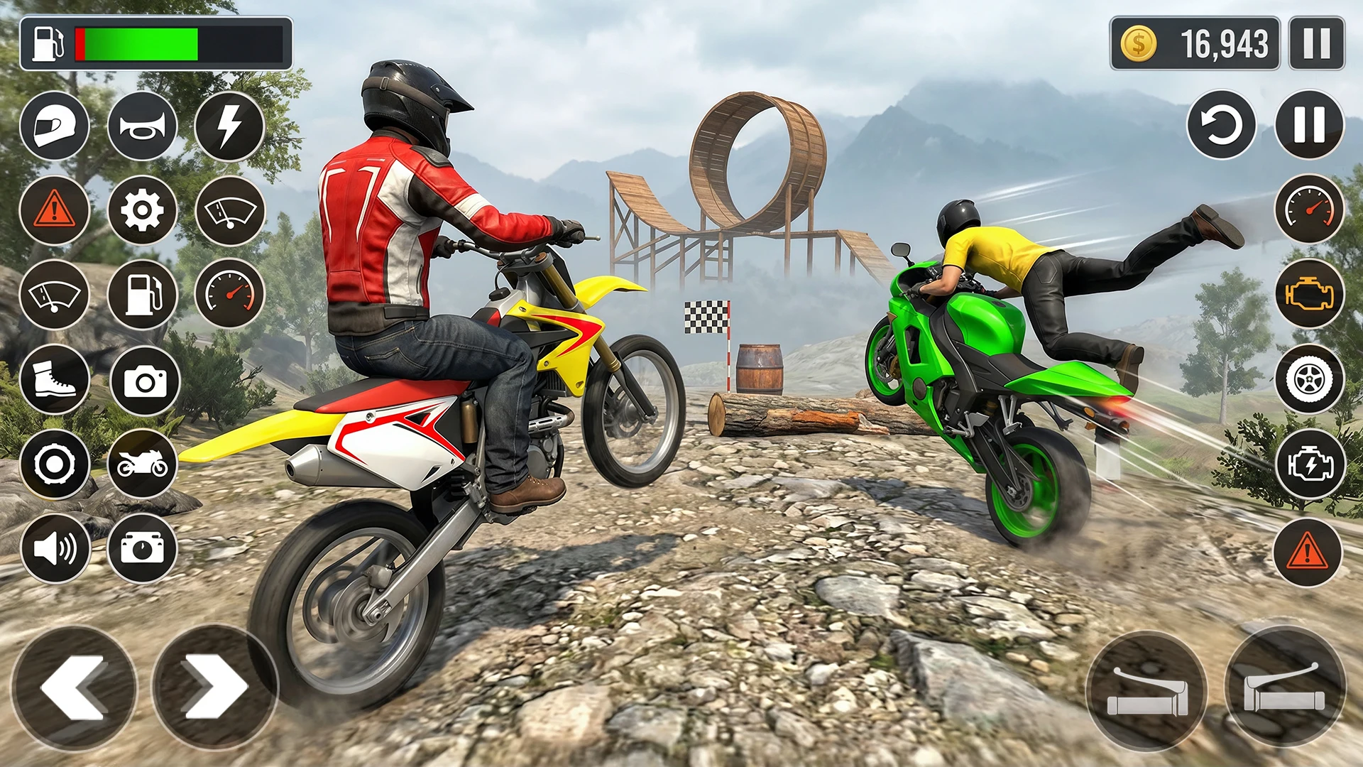 Moto Bike Wheelie Stunt Game screenshot